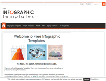 Tablet Screenshot of freeinfographictemplates.com